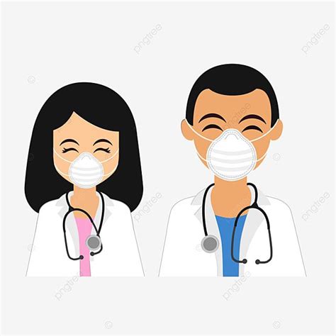 Gambar Pakai Masker Png Vector - Vektor Orang Pakai Masker Png Vektor