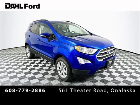 New 2022 Ford Ecosport Se 4d Sport Utility In 322f538 Dahl Automotive