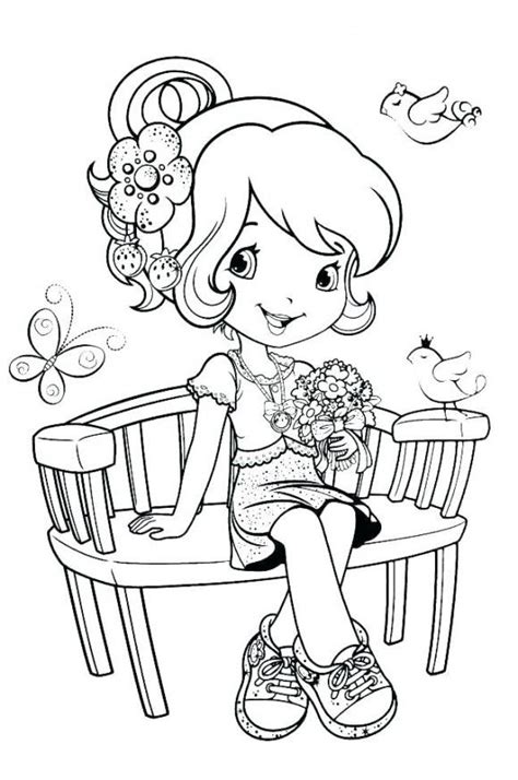 Take out the crayons and get ready for coloring fun with free coloring pages from coloringpages7.info! Strawberry Shortcake Coloring Pages | Desenho moranguinho ...