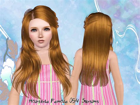 The Sims Resource Skysims Hair Child 209 I