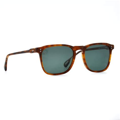 Raen Optics Wiley Polarized Exclusive Matte Finish Rootbeer Green Polarized Sunglasses