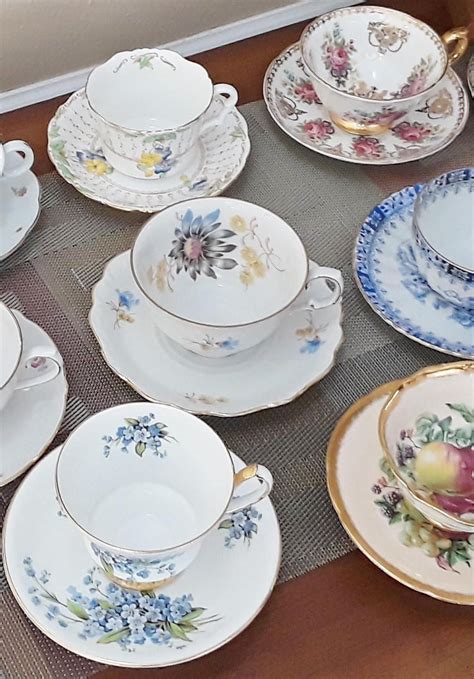 Check spelling or type a new query. Vintage teacups blue flower tea cup rose tea cup Forget Me ...