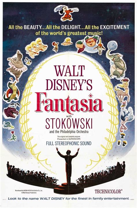 Fantasia 1940 Affiches De Films De Disney Walt Disney Fantasia Disney