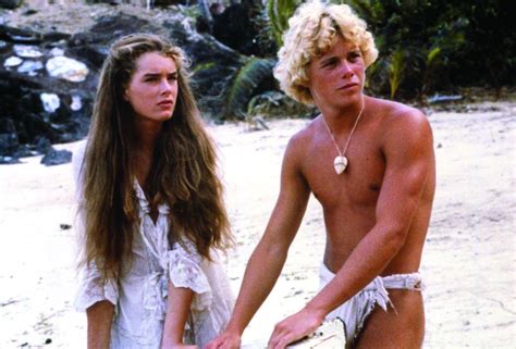 Still Of Brooke Shields And Christopher Atkins In The Blue Lagoon