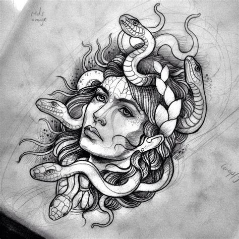 Medusa Tattoo Stencil Tyredmost