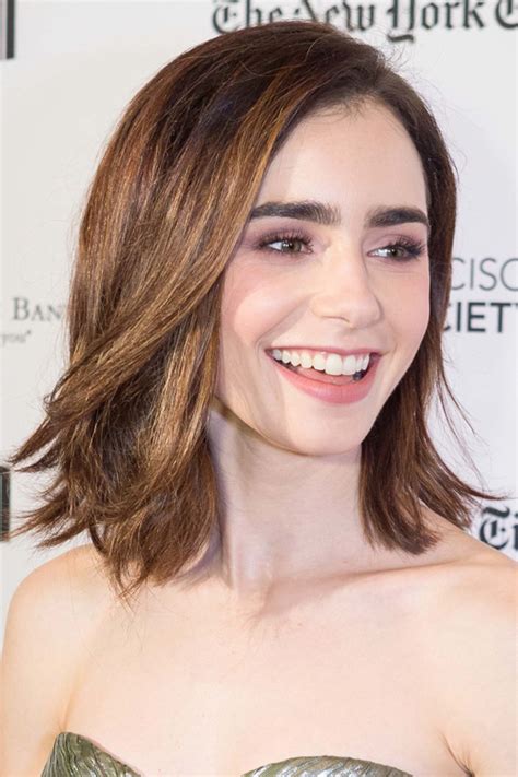 Lily Collins Hairstyles Hair Colors Steal Her Style Lily Collins