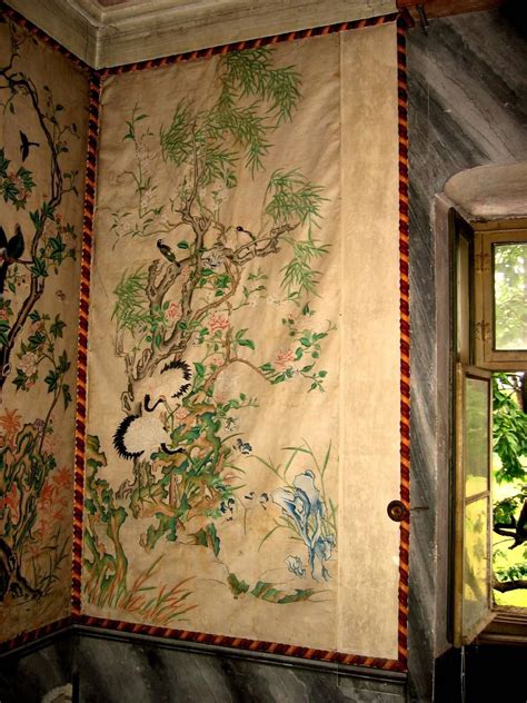 12 Antique And Rare Chinese Wallpapers Panels Chinese Wallpaper