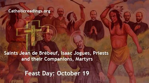 North American Martyrs The Canadian Martyrs Catholic Saint Of The Day