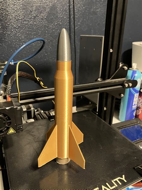 Making Model Rockets Is A Breeze When Using A 3d Printer 3dprinting