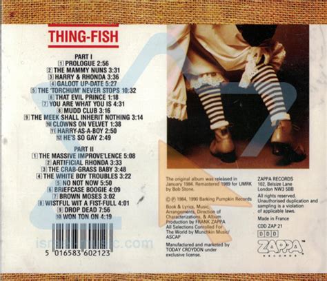 Thing Fish By Frank Zappa