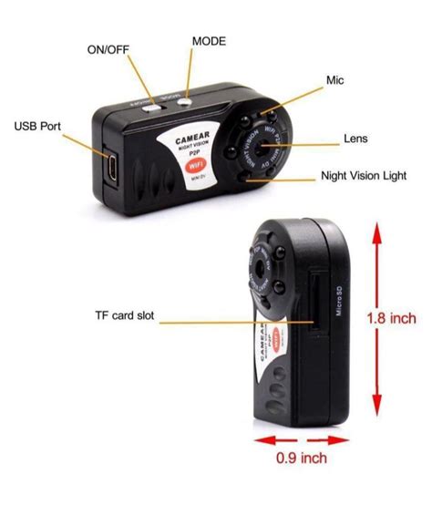 Night Vision P P Hd Wifi Mini Dv Button Spy Camera At Rs Unit