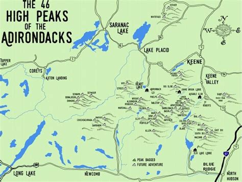 The 46 High Peaks Of The Adirondacks Aspiring Adirondack 46er Hiking