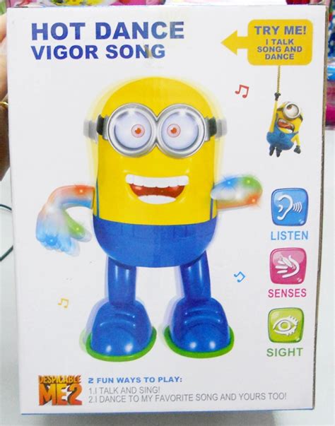Bongbongidea Dancing Minion Toy With Light And Music