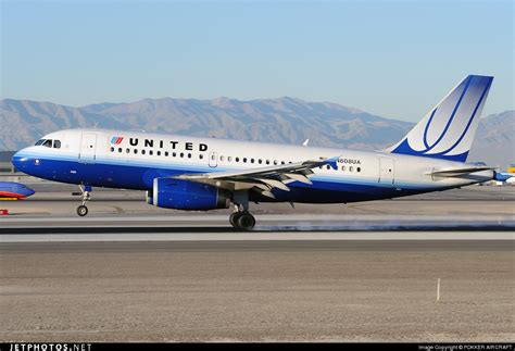 N808ua Airbus A319 131 United Airlines Fokker Aircraft Jetphotos
