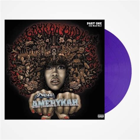 Erykah Badu New Amerykah Part One Purple Vinyl Stp Records Stranger Than Paradise Records