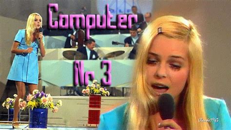France Gall Computer Nr3 Live 1968 Youtube