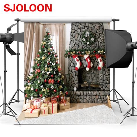 Sjoloon 10x10ft Christmas Photography Background Baby Photography
