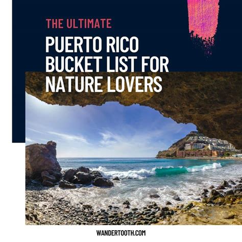 Puerto Rico Bucket List For Nature Lovers Wandertooth Travel