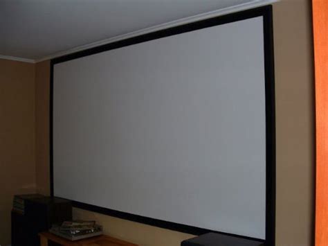 Bring a little movie magic to your abode with a diy portable projector screen. Projection Screens: Cyber Monday 110"x270" Blackout Fabric ...