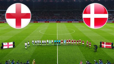 England Vs Denmark Semi Final Euro 2021 Gameplay YouTube