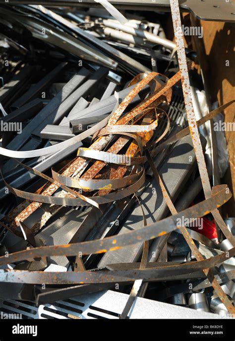 Scrap Metal Stock Photo Alamy
