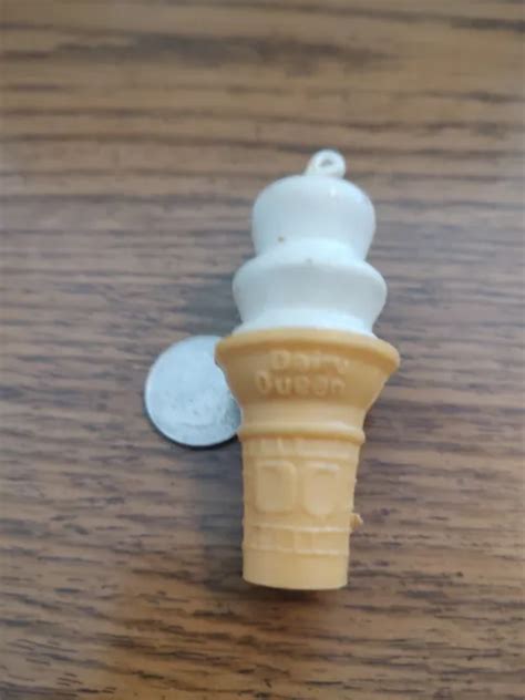VINTAGE PLASTIC DAIRY Queen Soft Serve Ice Cream Cone Whistle PicClick