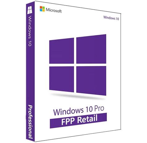 Microsoft Windows 10 Pro Upgrade Activation 3264bit Fpp License Key