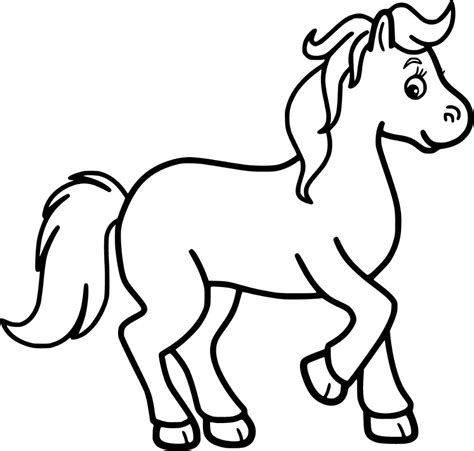 Easy Horse Coloring Pages And Coloring Book 6000 Coloring Pages