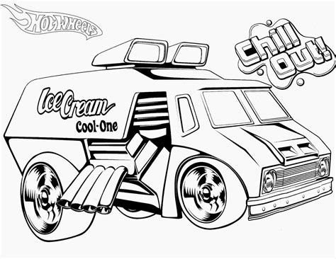Hot Wheels Cars Coloring Pages at GetColorings.com | Free printable colorings pages to print and