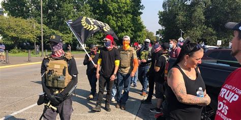 Two Arrested After Trump Supporters Proud Boys Clash With Far Left