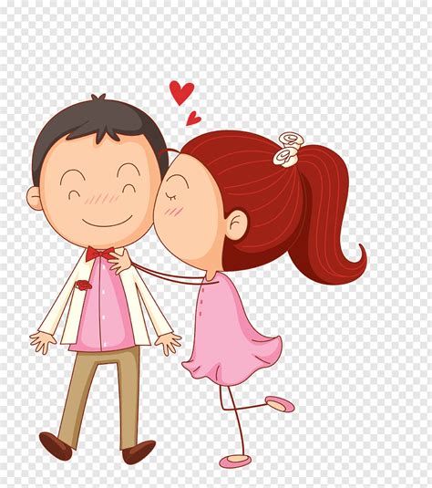1236 x 1600 jpeg 568kb. Girl kissing boy on cheek, Kiss Cartoon, Cartoon couple ...
