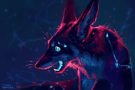 Mystical Hd Fox Fantasy By Александра Кожанова
