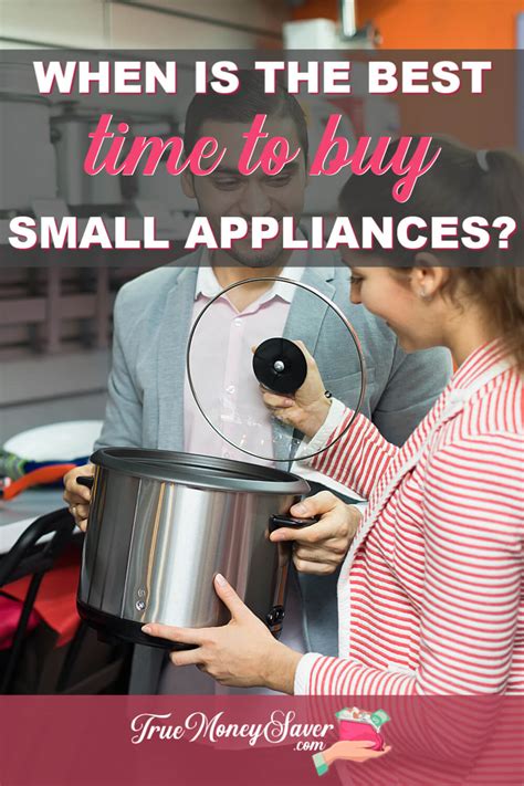 New appliances sure aren't cheap. When Is The Best Time To Buy Small Appliances For The Kitchen?