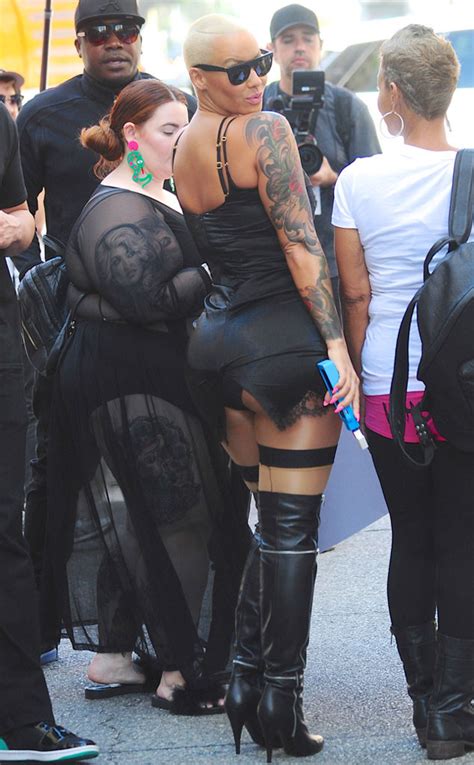Amber Rose Dons Lingerie At Her Slutwalk In Los Angeles Is Joined By