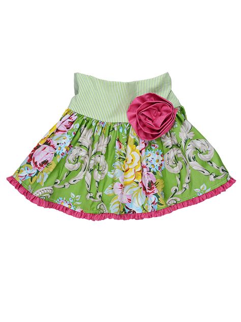 Persnickety Daffodils And Dandelions Dolly Skirt Pink Princess