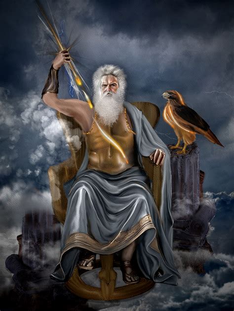 Zeus The God Of The Sky By Avmurray