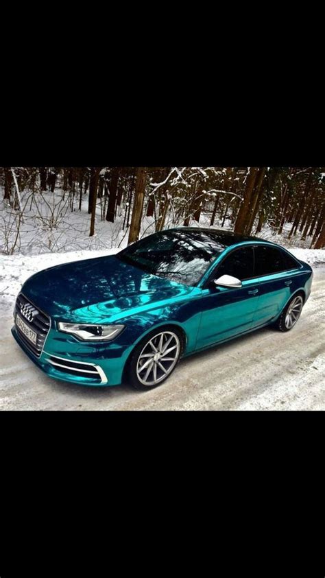The color turquoise, named for the gemstone, evokes caribbean water and tiffany boxes. Turquoise Audi | Dream cars, Chrome cars, Fancy cars