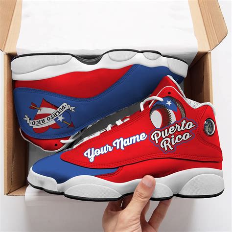 Puerto Rico Jordan Shoe Custom Shoes Personalized Shoes Customize