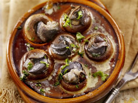 This Easy Escargot Stuffed Mushrooms Recipe Is A Wonderful Appetizer To