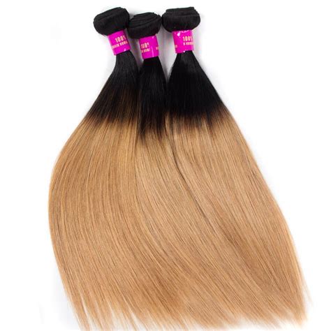 Straight Hair T1B 27 Color Honey Blonde Bundles Sale Tinashehair