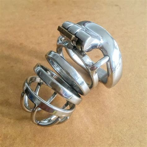 Stainless Steel Male Chastity Device Stainless Steel Chastity Cage ZS