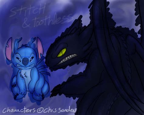 Stitch And Toothless By Mickeymonster On Deviantart