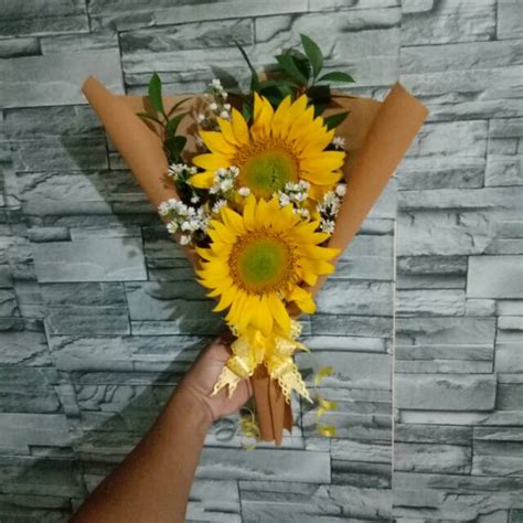 Tentu saja, anda tidak boleh mewalatkan untuk berkunjung ke kebun bunga matahari ini. Buket bunga matahari asli bucket wisud | Shopee Indonesia