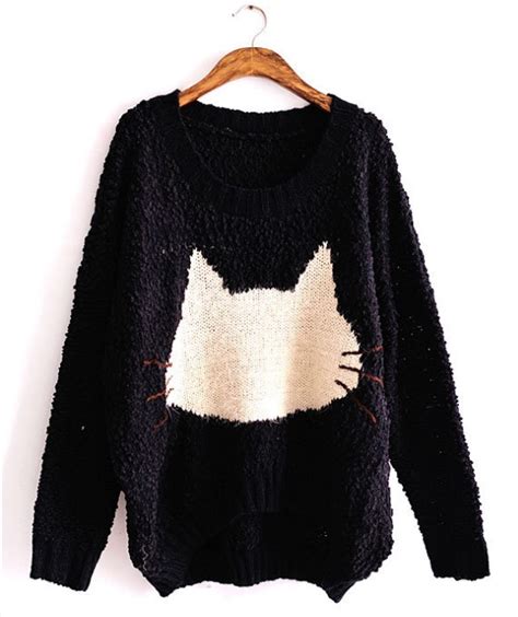 Cat Sweater Pullover Bcbeb On Luulla