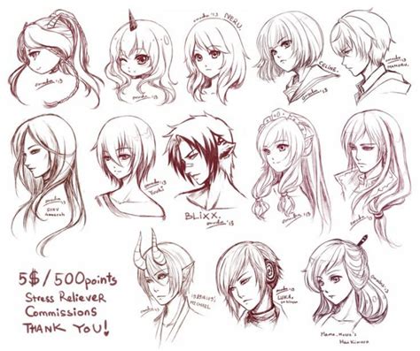 Anime Hair Drawing At Getdrawings Free For Personal Use Anime How