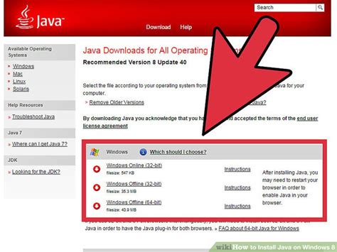 By installing java you will be able to use lots of web applications like video. How to Install Java on Windows 8: 6 Steps (with Pictures)