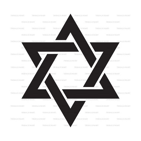 David Star Jewish Sign Symbol Of Judaism Zion Icon Cut Etsy