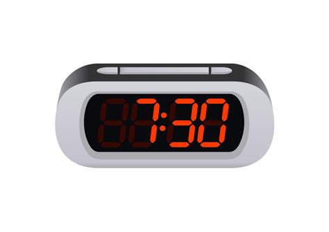 Digital Alarm Clock Vector Superawesomevectors