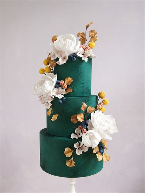 59 Gorgeous Green Wedding Cakes To Make A Statement Weddingomania