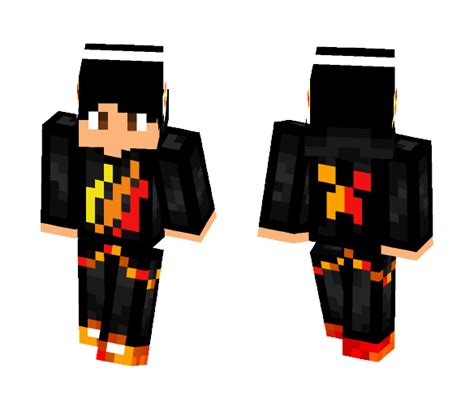 Download Amanso Firenation Creeper Minecraft Skin For Free